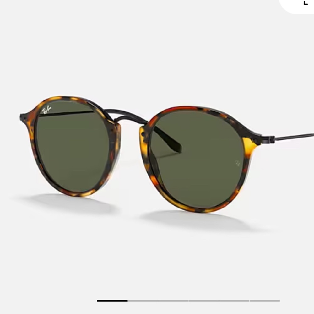 Rayban Round Fleck